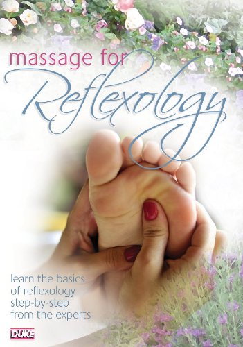 DVD cover showing hands massaging a foot, with floral background.