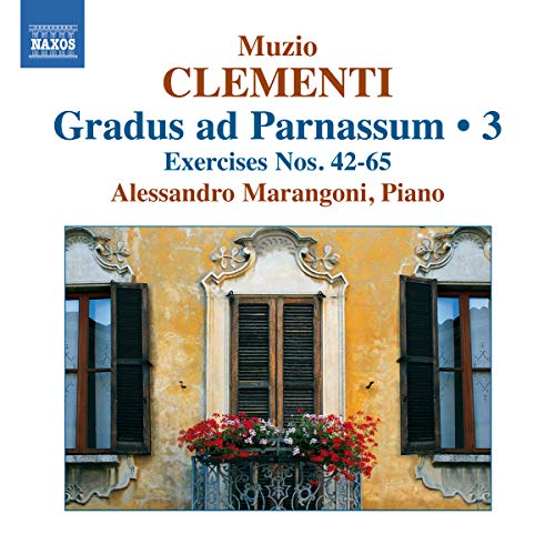 CD cover for Clementi’s “Gradus ad Parnassum” featuring a building facade.