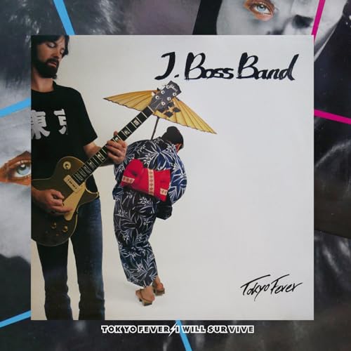 CD cover for J. Boss Band’s “Tokyo Fever” featuring a guitarist and kimono.