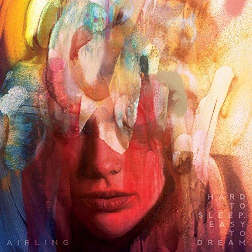 CD cover with abstract paint strokes and a blurred face.
