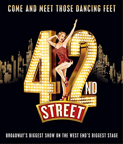 “42nd Street” Blu-ray cover with a dancer in front of illuminated lettering.