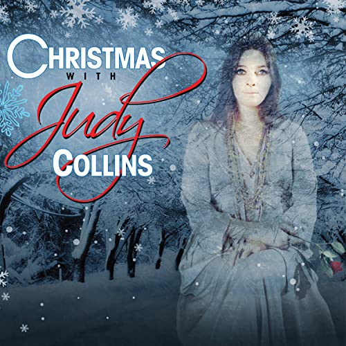 Album cover for "Christmas With Judy Collins" featuring a portrait of the singer.