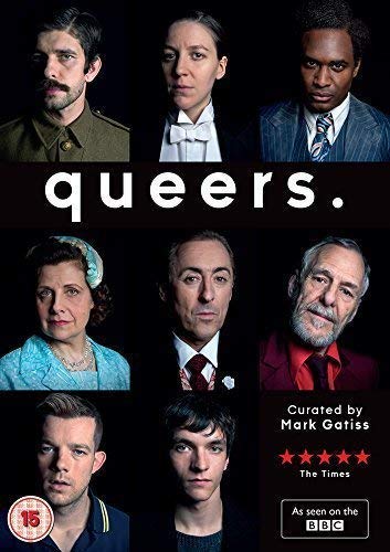 Blu-ray cover featuring eight portraits of different actors against a black background.