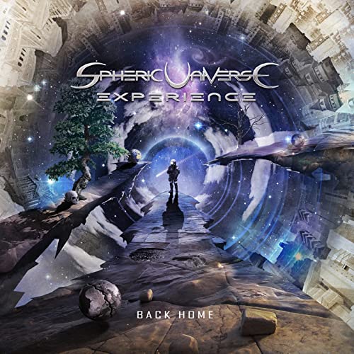CD cover: futuristic tunnel scene with a figure and glowing elements.