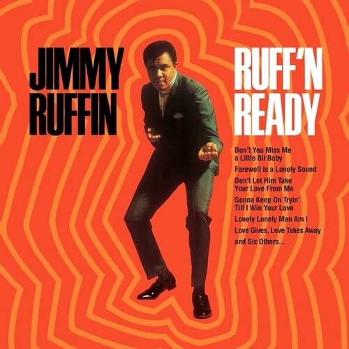 Jimmy Ruffin album cover, "Ruff N Ready", featuring a portrait of the artist.