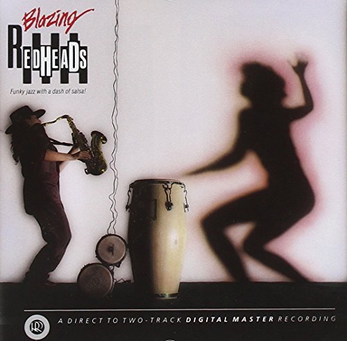 CD cover: musician with saxophone, conga drums, and blurred dancer silhouette.
