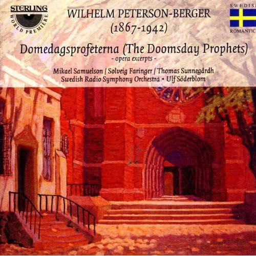 CD cover for “The Doomsday Prophets” opera, featuring a red building.