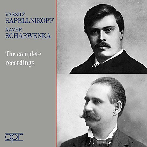 CD cover featuring black and white portraits of two classical composers.
