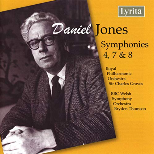 CD cover featuring portrait of composer Daniel Jones and text details.
