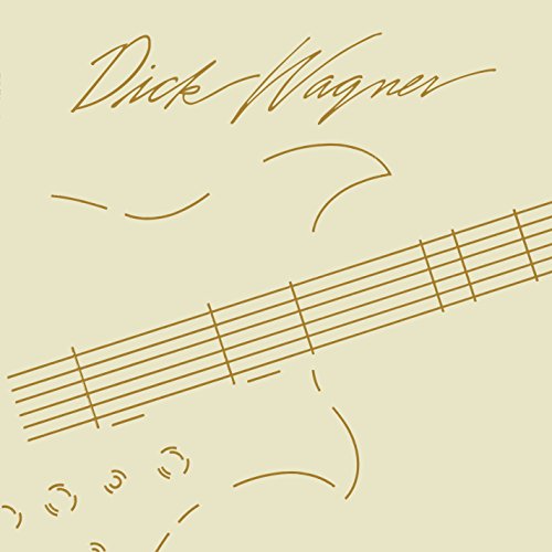 CD cover for Dick Wagner, featuring a stylized guitar neck illustration.