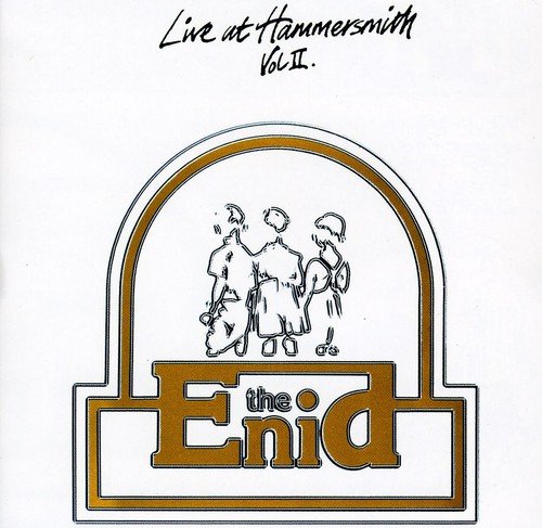 CD cover for “Enid - Live At Hammersmith Vol 2” with sketched figures.