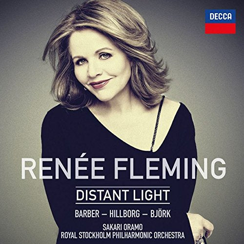 Album cover featuring a portrait of Renée Fleming with the title Distant Light.