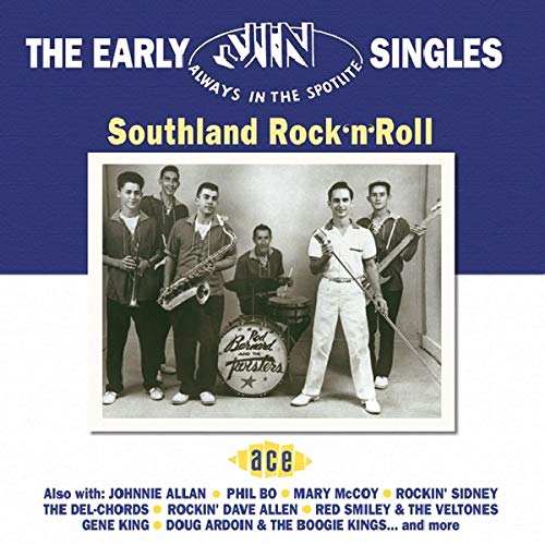 CD cover for "Southland Rock N Roll" featuring a 1950s band photo.