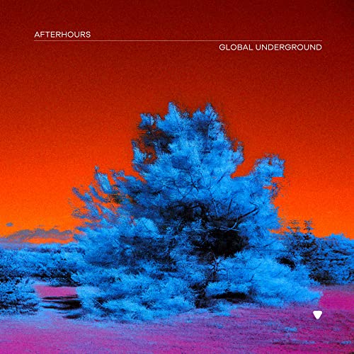 CD cover: blue trees against a gradient red and orange sky.