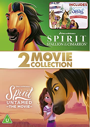 Spirit" 2-movie DVD collection featuring a horse and a girl.