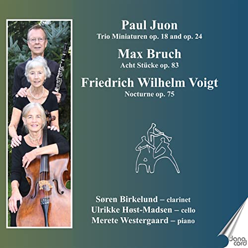 CD cover featuring musicians with instruments and composers’ names.