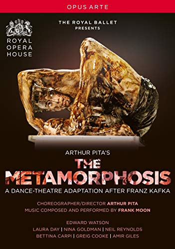 DVD cover for "The Metamorphosis" ballet, featuring a transforming figure.