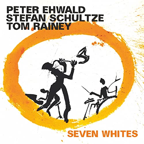 CD cover: abstract silhouettes of musicians within an orange circle.