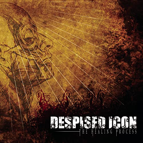CD cover art: distressed sketch of a face with dark, swirling details.