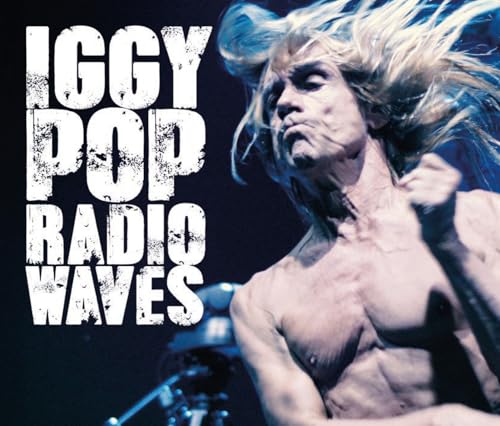 Iggy Pop album cover featuring a dynamic, shirtless portrait of the artist.