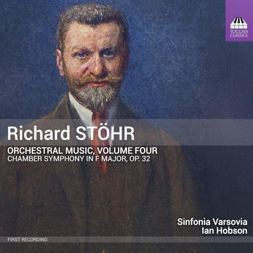 CD cover featuring a portrait of composer Richard Stöhr.