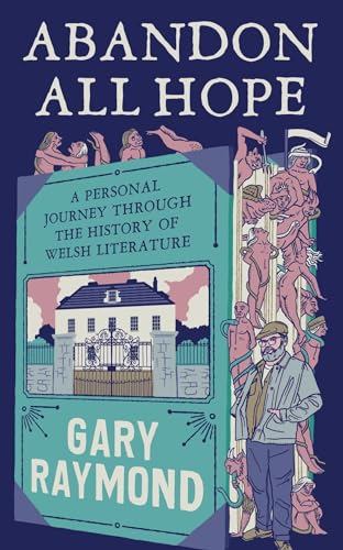 Book cover: “Abandon All Hope” with illustrations of figures and a house.