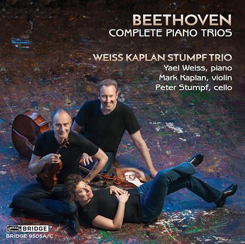 CD cover featuring three musicians with violin, cello, and piano.