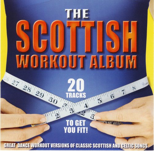 CD cover: "The Scottish Workout Album" with a measuring tape and hands.