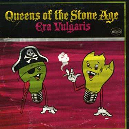 Album cover featuring two cartoon lightbulbs on a dark red background.
