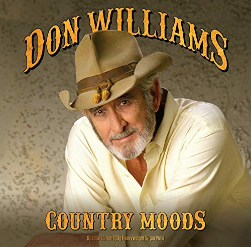 Don Williams album cover: portrait of a man in a cowboy hat.