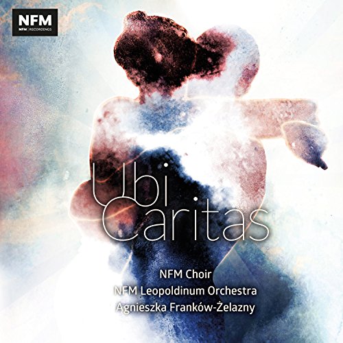 CD cover: blurry figure with text "Ubi Caritas," NFM Choir listed.