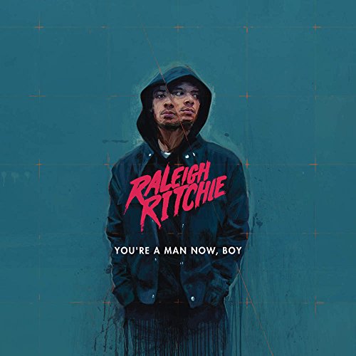 Album cover: hooded man’s portrait with red “Raleigh Ritchie” text.