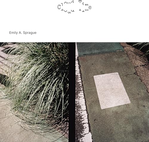 Album cover for Emily A. Sprague’s “Cloud Time” featuring grass and concrete.