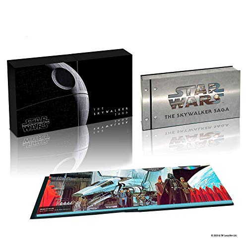 Star Wars Skywalker Saga Blu-ray box set with Death Star imagery.