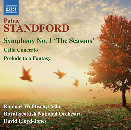 CD cover for Patric Standford’s “Symphony No. 1” with autumn landscape.