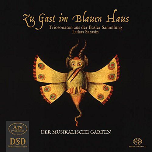 CD cover with ornate butterfly illustration against a black background.