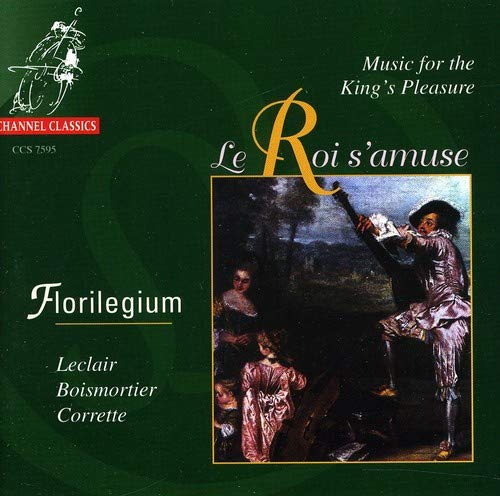 CD cover for "Music for the King's Pleasure" with period artwork.
