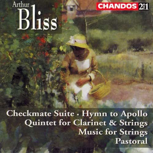 CD cover for Arthur Bliss’s “Checkmate Suite” with a painting of a gardener.