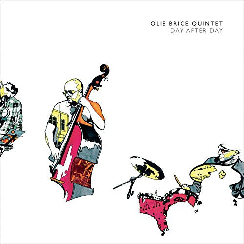 CD cover with stylized illustrations of jazz musicians playing instruments.