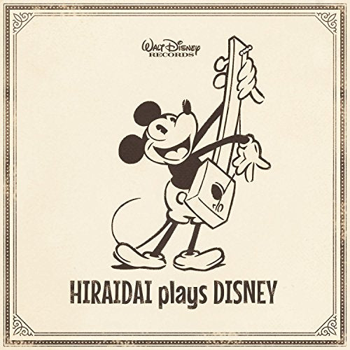 CD cover: Mickey Mouse playing a double bass, sepia tone.
