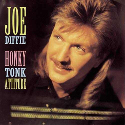 Joe Diffie album cover featuring a portrait of the country singer.