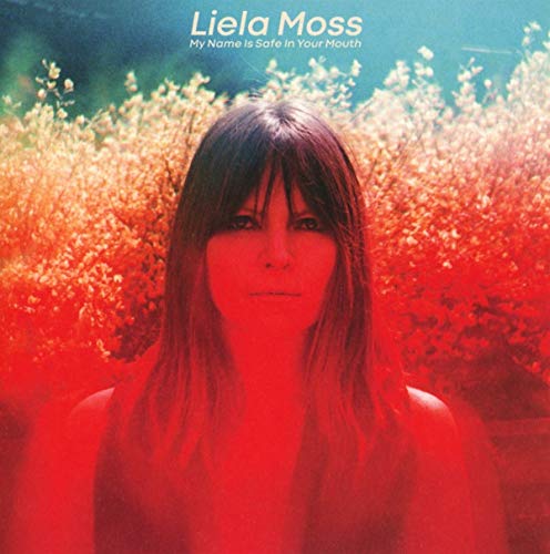 CD cover featuring Liela Moss with orange and red floral background.