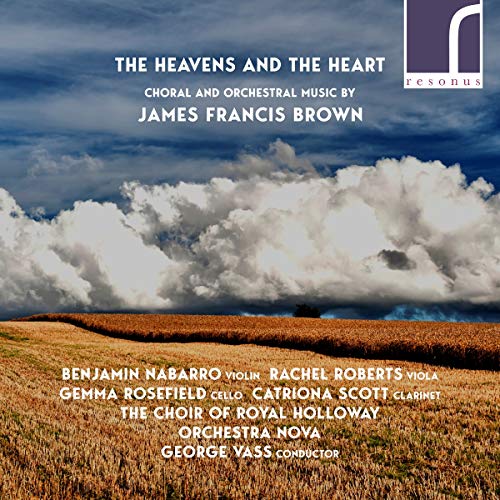 CD cover: Cloudy sky over golden field, text listing composer and performers.
