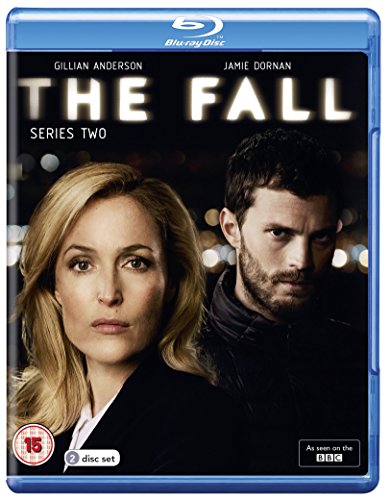 Blu-ray cover for "The Fall" Series Two, featuring Gillian Anderson and Jamie Dornan.
