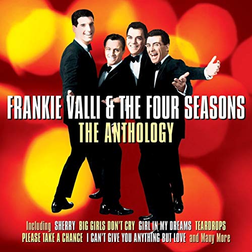 Frankie Valli & The Four Seasons album cover, four men in suits.