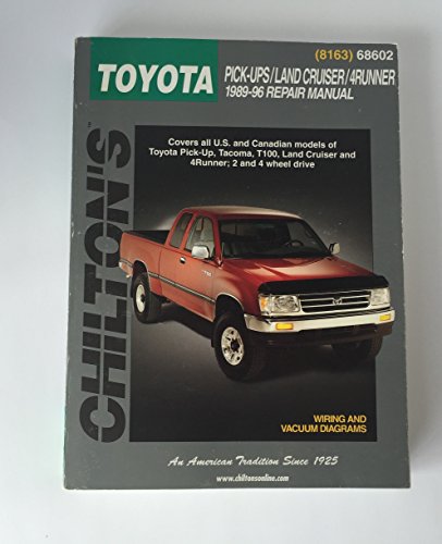 Toyota Pick-Ups/Land Cruiser/4Runner (89 - 96) (Chilton)