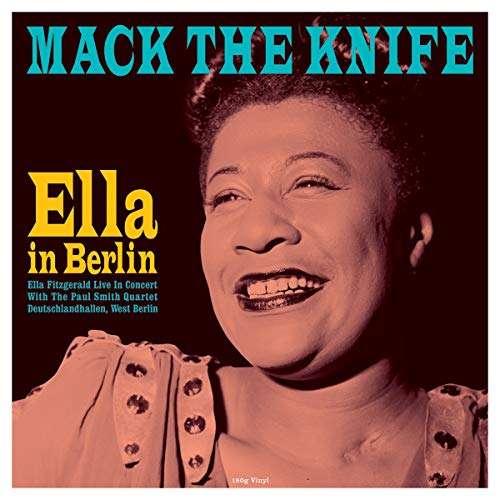 Ella Fitzgerald album cover, "Mack The Knife - Ella In Berlin" vinyl.