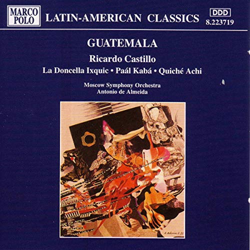 CD cover for “Guatemala” by Various Artists, featuring abstract art.