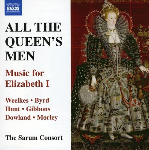 CD cover: portrait of Queen Elizabeth I in ornate dress.