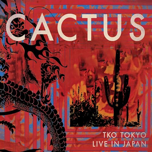 CD cover with "CACTUS," a dragon, and a desert cactus scene.